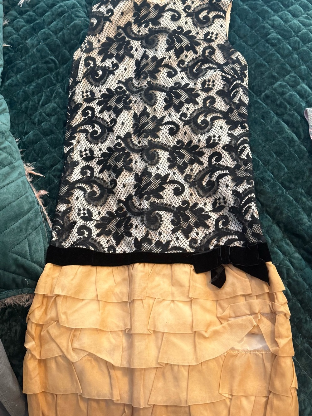Vintage 1960s Nadine brand party dress